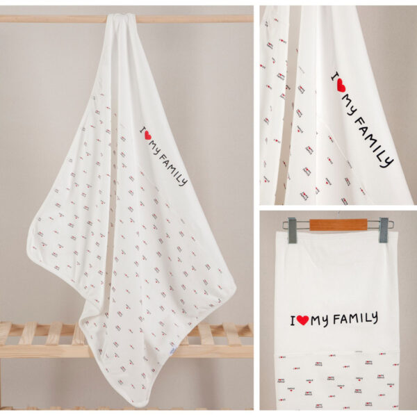 88*88 CM FAMILY BATTANİYE 4LÜ SERİ |Ekru | %100 Pamuk