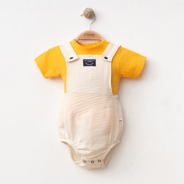 Erkek Bebek Müslin Romper - Görsel 2